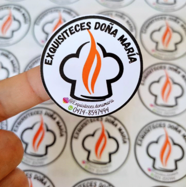 Stickers personalizados paquete 100 piezas