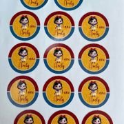 100 Stickers Personalizados 9×9